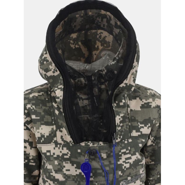 Костюм детский Huntsman Антигнус-люкс (с ловушками и пыльниками) 128/2 светлый пиксель, тк. Твил-пич