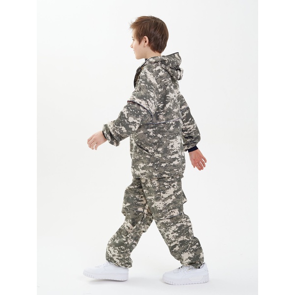 Костюм детский Huntsman Антигнус-люкс (с ловушками и пыльниками) 128/2 светлый пиксель, тк. Твил-пич