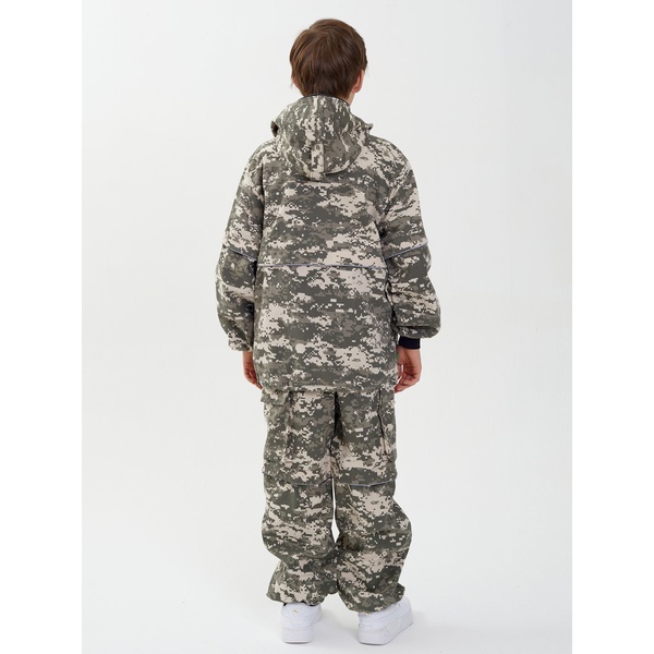 Костюм детский Huntsman Антигнус-люкс (с ловушками и пыльниками) 128/2 светлый пиксель, тк. Твил-пич