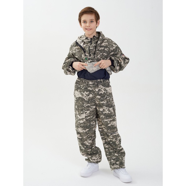 Костюм детский Huntsman Антигнус-люкс (с ловушками и пыльниками) 128/2 светлый пиксель, тк. Твил-пич