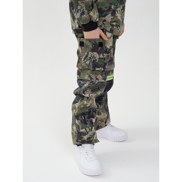 Костюм детский Huntsman Антигнус-люкс (с ловушками и пыльниками) Зелёный питон, тк. смесовая сорочка