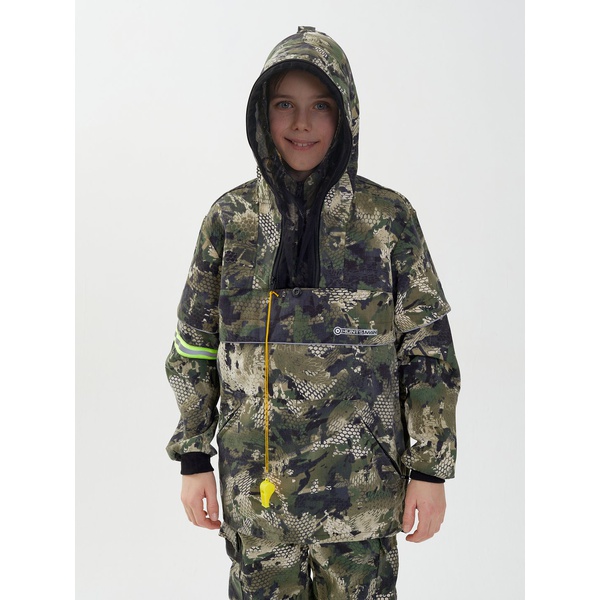 Костюм детский Huntsman Антигнус-люкс (с ловушками и пыльниками) Зелёный питон, тк. смесовая сорочка