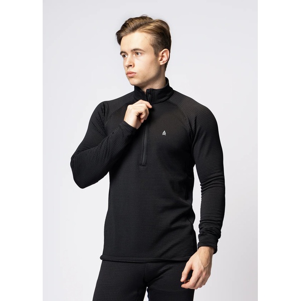 Термофутболка Сплав Active Polartec Power Grid L/S мод 2 черный