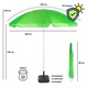 Зонт Green Glade 0012S зелёный. Фото 2