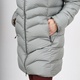 Пальто женское пуховое Сплав Аврора светло-серый. Фото 17