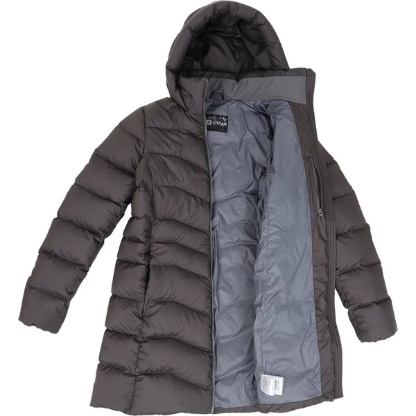 Пальто женское пуховое Сплав Аврора серый