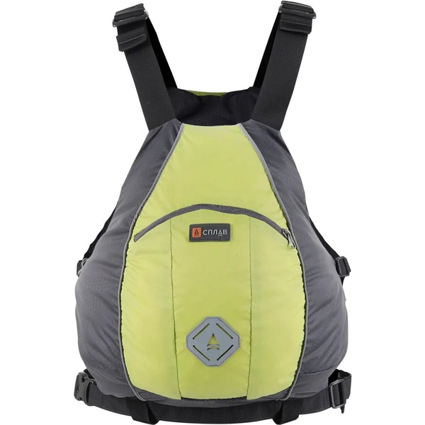 Жилет страховочный Сплав Phantom салатовый/серый