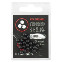 Бусина с конусным отверстием Волжанка Volzhanka Tapered Beads 4мм (20шт/уп) Black