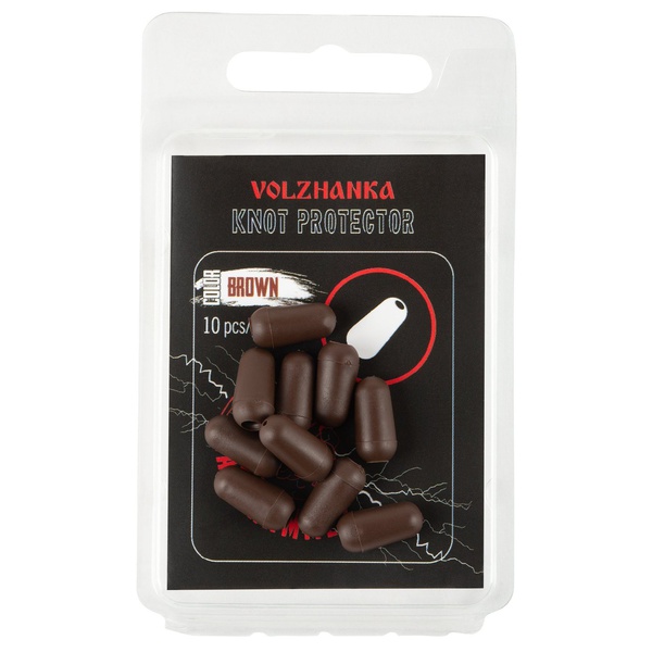 Бусина-отбойник Волжанка Volzhanka Knot Protector (10шт/уп) Brown
