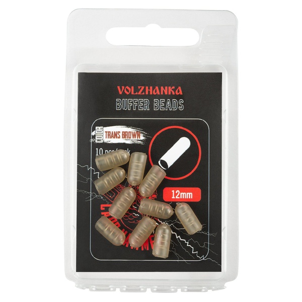 Отбойник Волжанка Volzhanka Buffer Beads 12мм (10шт/уп) Trans Brown