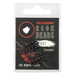 Стопор для размещения на крючке Волжанка Volzhanka Hook Beads (2шт/уп) Silt