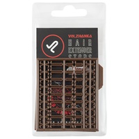 Стопора для бойлов Волжанка Volzhanka Hair Extender Stops (2шт/уп) Brown