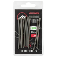 Термоусадочная трубка Волжанка Volzhanka Shrinking Tube 1,5мм (10шт/уп) Green