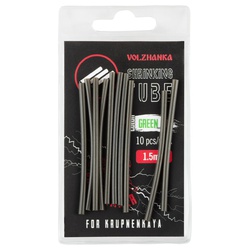 Термоусадочная трубка Волжанка Volzhanka Shrinking Tube 1,5мм (10шт/уп) Green