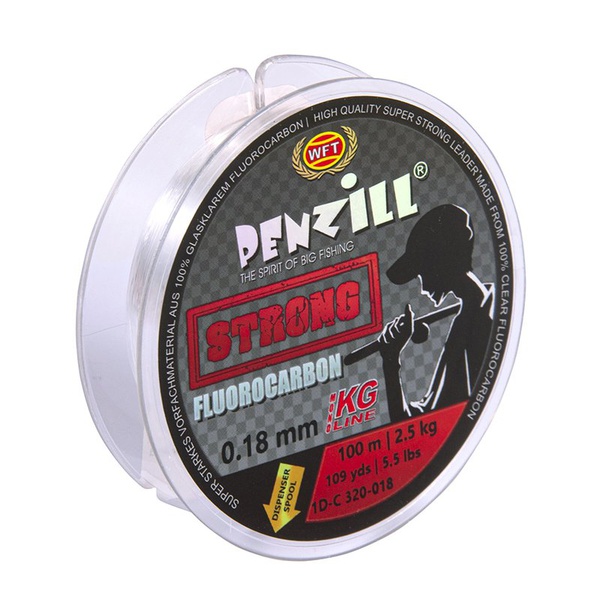 Леска монофильная WFT Penzill Fluorocarbon Strong 100/018