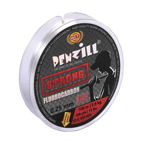 Леска монофильная WFT Penzill Fluorocarbon Strong 100/025