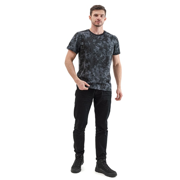 Футболка Горизонт (хлопок) Питон чёрный