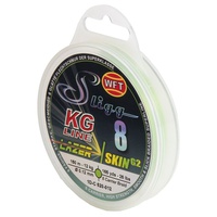 Леска плетёная WFT Kg Sligg Lazer Skin G2 x8 Chartreuse 150/014