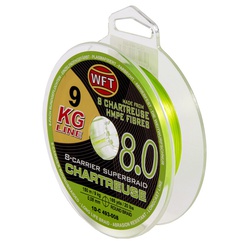 Леска плетёная WFT Kg x8 Chartreuse, 150/008