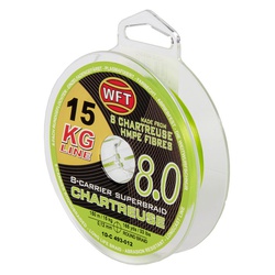 Леска плетёная WFT Kg x8 Chartreuse, 150/012