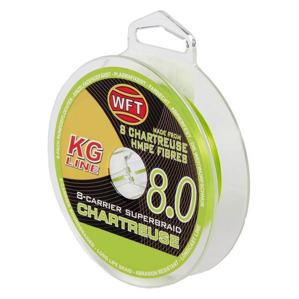 Леска плетёная WFT Kg x8 Chartreuse, 150/014