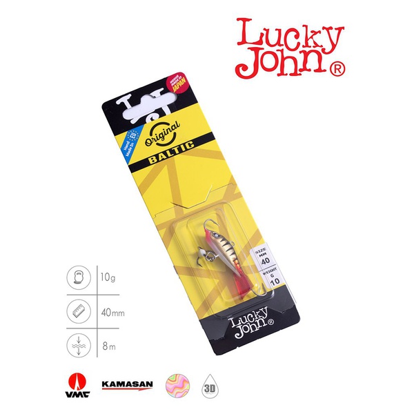 Балансир Lucky John Baltic 4 с тройником 40 мм 11HRT