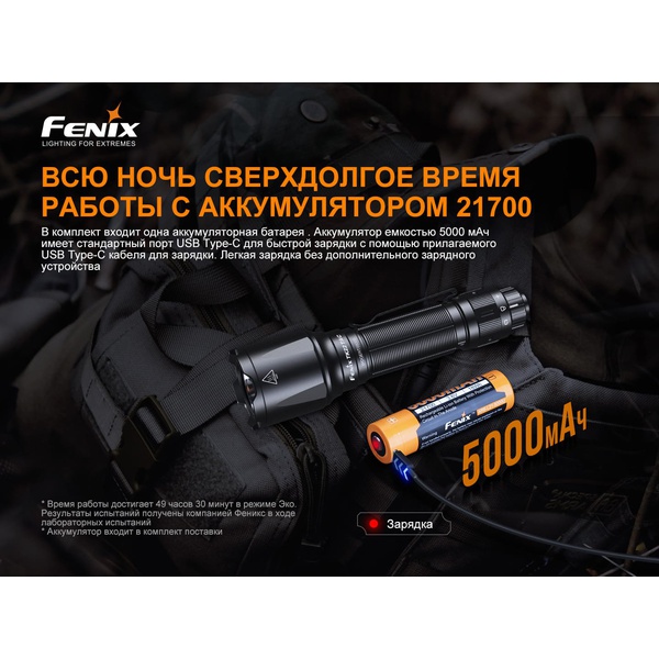 Фонарь Fenix TK22TAC