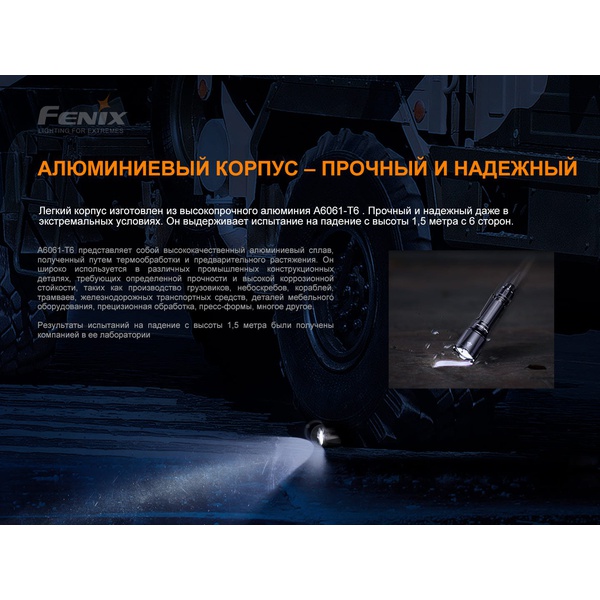 Фонарь Fenix TK22TAC