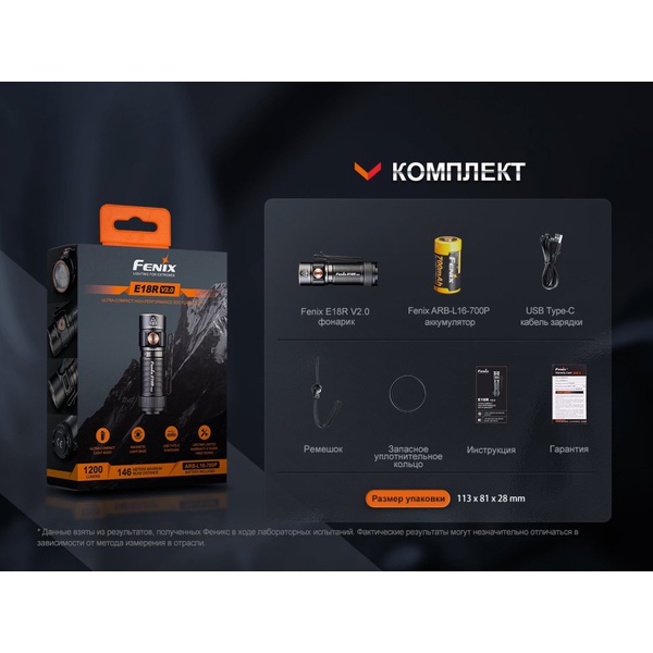 Фонарь Fenix LD22 V2.0