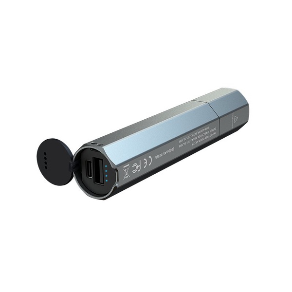 Фонарь Fenix E-CP (с функцией повербанка) голубой