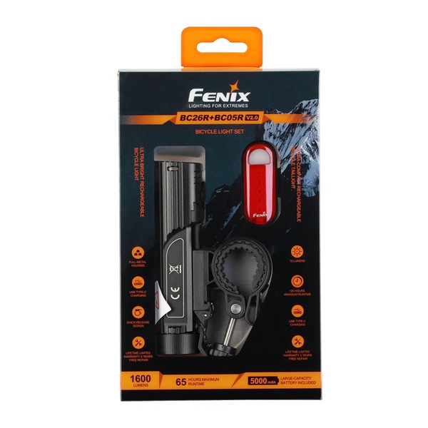 Набор велофар Fenix BC26R+BC05R V2.0
