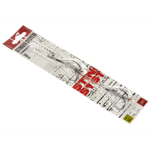 Остнаска стальная Lucky John Stinger SSW 1х7 3,5+8см, оснащ. тройником №02/0