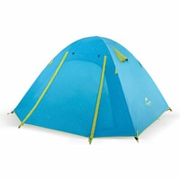 Палатка Naturehike 210T65D NH18Z022-P (двухместная) голубой