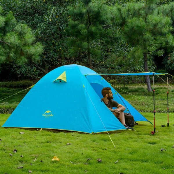 Палатка Naturehike 210T65D NH18Z022-P (двухместная) зеленый