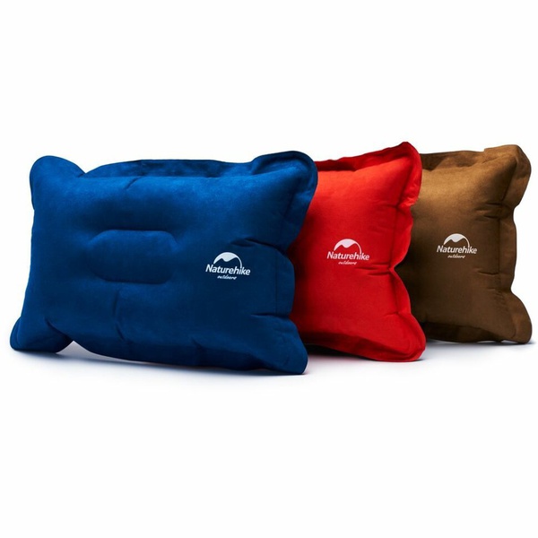 Подушка Naturehike NH15A001-L (замшевая) голубой