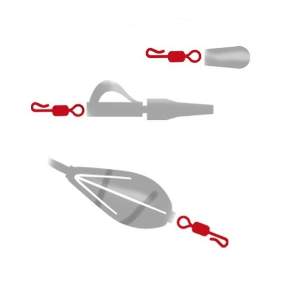 Вертлюг Волжанка Quick Change Swivel # 8 с быстросъемом (10шт/уп)