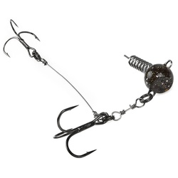 Остнаска стальная Lucky John Deep Pike Stinger Rig L+Flexhead 10г