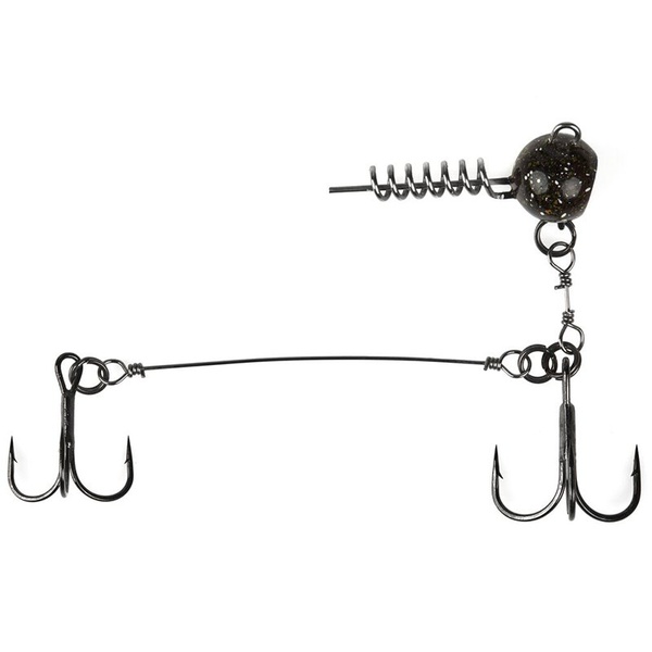 Остнаска стальная Lucky John Deep Pike Stinger Rig L+Flexhead 15г