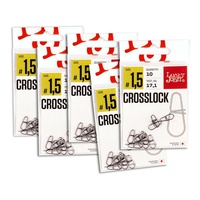 Застежки Lucky John Pro Series Crosslock (набор) 0015 5х10шт