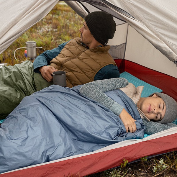 Мешок спальный Naturehike LW180 (ультралёгкий, лето) голубой, р. М