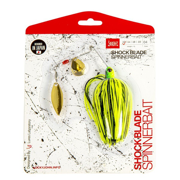Спиннербейт Lucky John Shock Blade 004, 10г