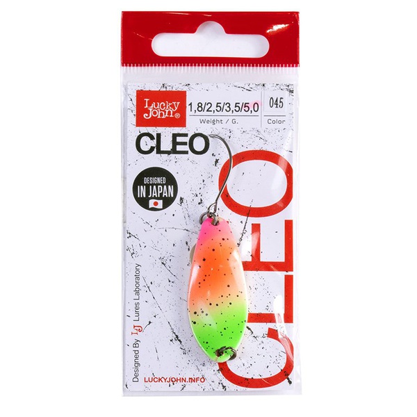 Блесна колеблющаяся Lucky John Cleo 045, 41мм/5г