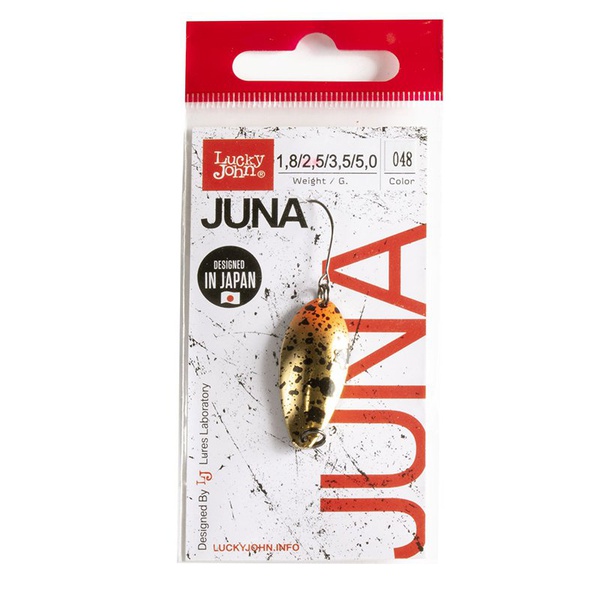 Блесна колеблющаяся Lucky John Juna 048, 30мм/2,5г