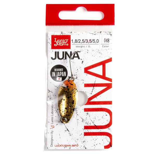 Блесна колеблющаяся Lucky John Juna 048, 33мм/3,5г