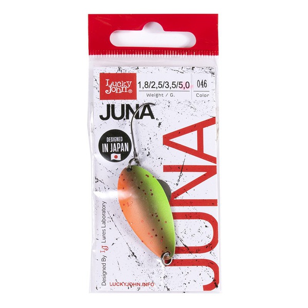 Блесна колеблющаяся Lucky John Juna 046, 39мм/5г