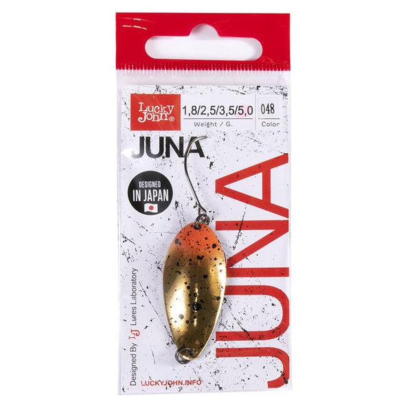 Блесна колеблющаяся Lucky John Juna 048, 39мм/5г