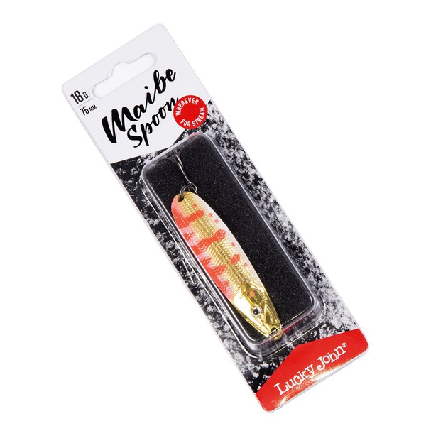 Блесна колеблющаяся Lucky John Maibe Spoon 006, 75мм/18г