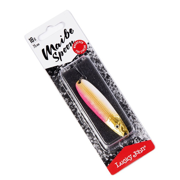 Блесна колеблющаяся Lucky John Maibe Spoon 008, 75мм/18г