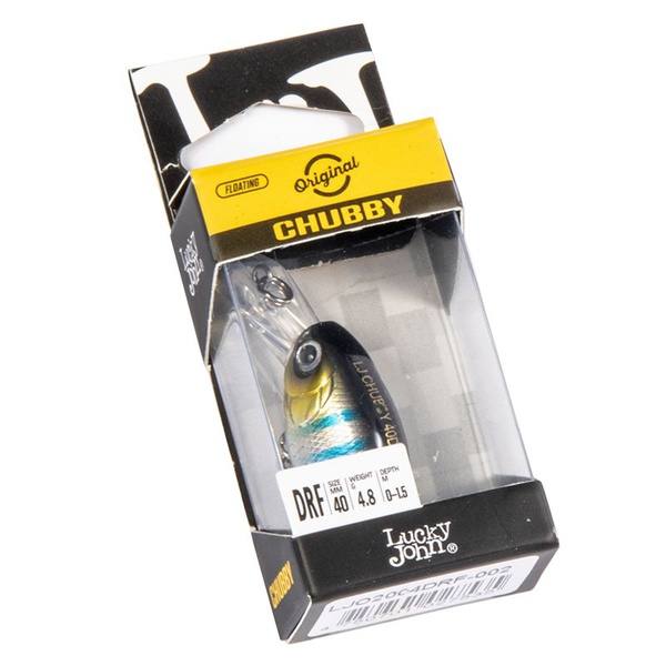 Воблер Lucky John Original Chubby DR F 4 см 002