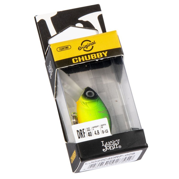 Воблер Lucky John Original Chubby DR F 4 см 009